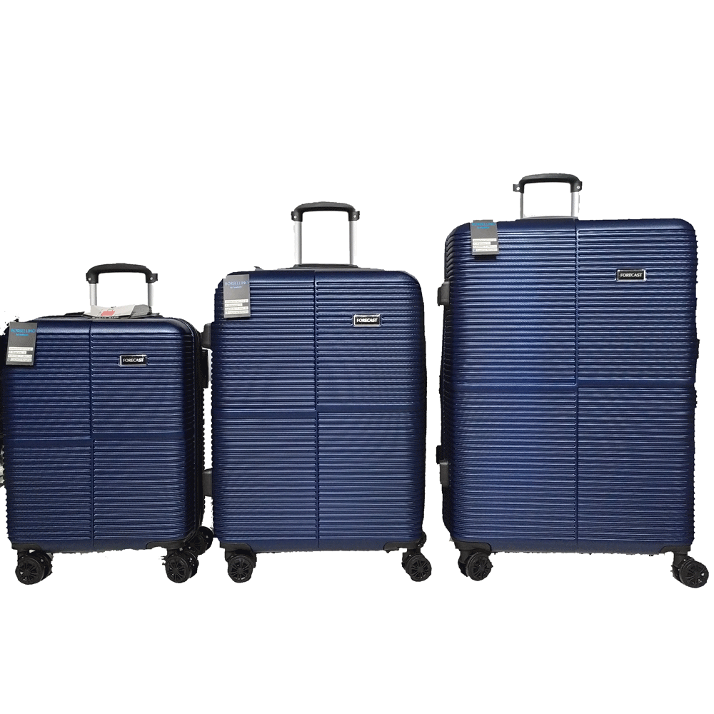 Σκληρές Βαλίτσες με Επέκταση Σετ 3 Τεμαχίων  Forecast A922.ΜΠΛΕ