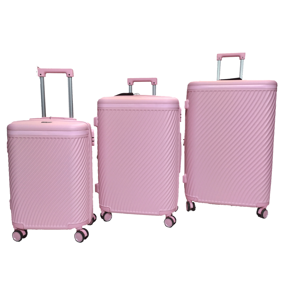 Βαλίτσα FORECAST LSDQ-04-SET3 Ροζ μεταλλιζέ