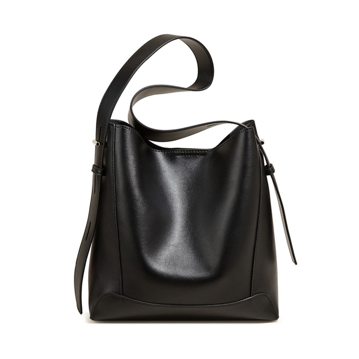 Δερμάτινη Γυναικεία Τσάντα Shopper ‘Ωμου Foxer 9136015F μαύρο 