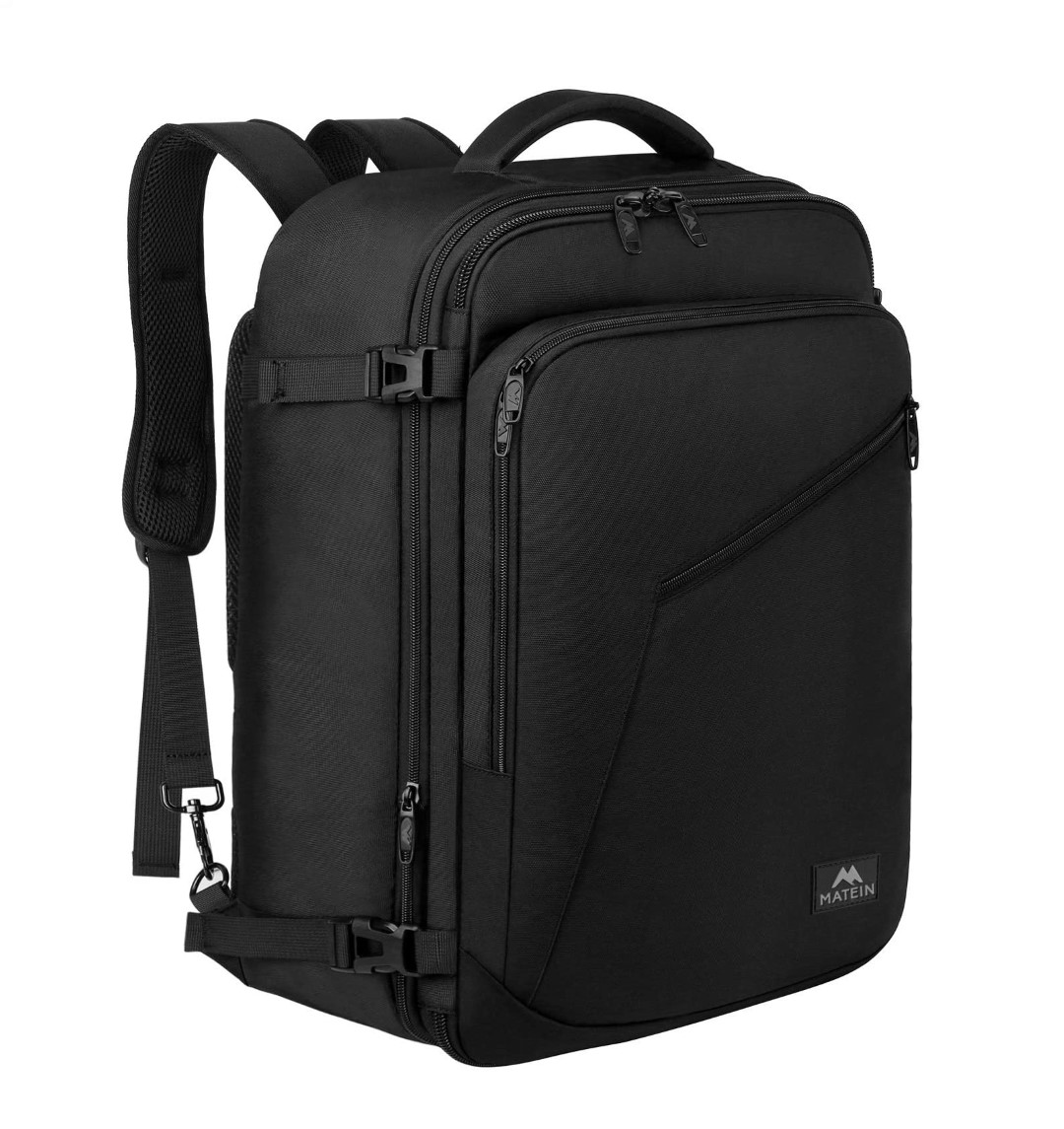 Σακίδιο πλάτης 40L Travel 17,3” Matein 1159 μαύρο 