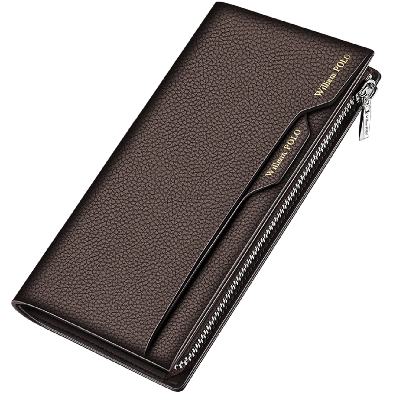 Δερμάτινο Ανδρικό πορτοφόλι William Polo 205255 brown 