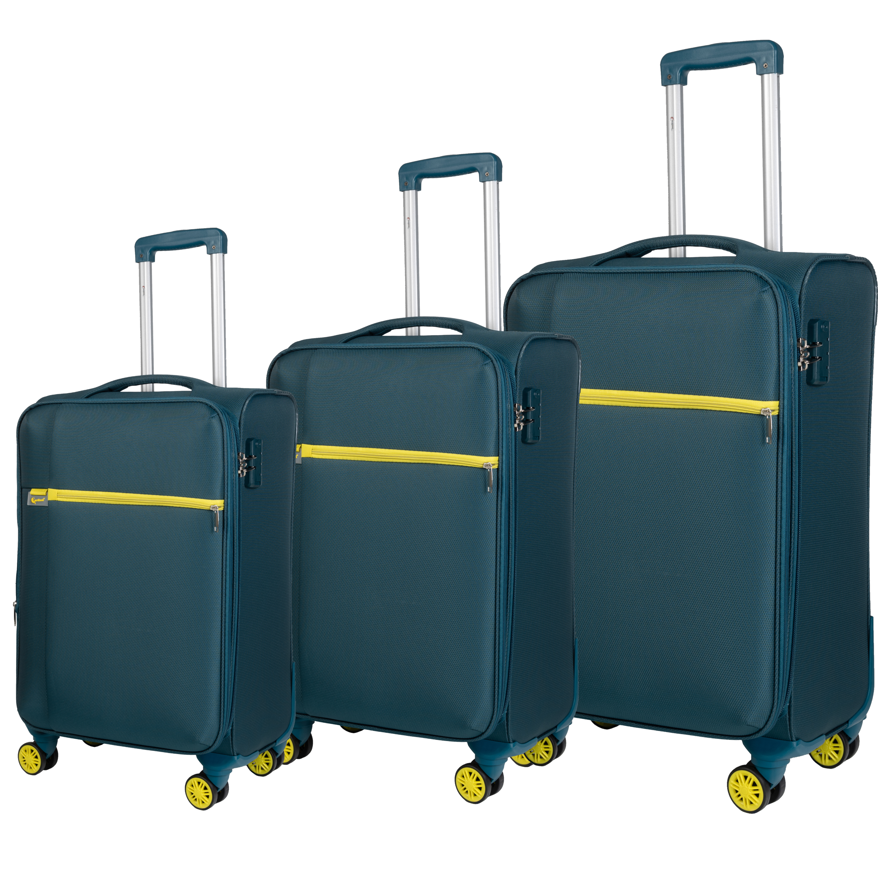 Βαλίτσες trolley (σετ 3 τεμαχίων) Oblivion Cardinal 5100 πετρόλ 