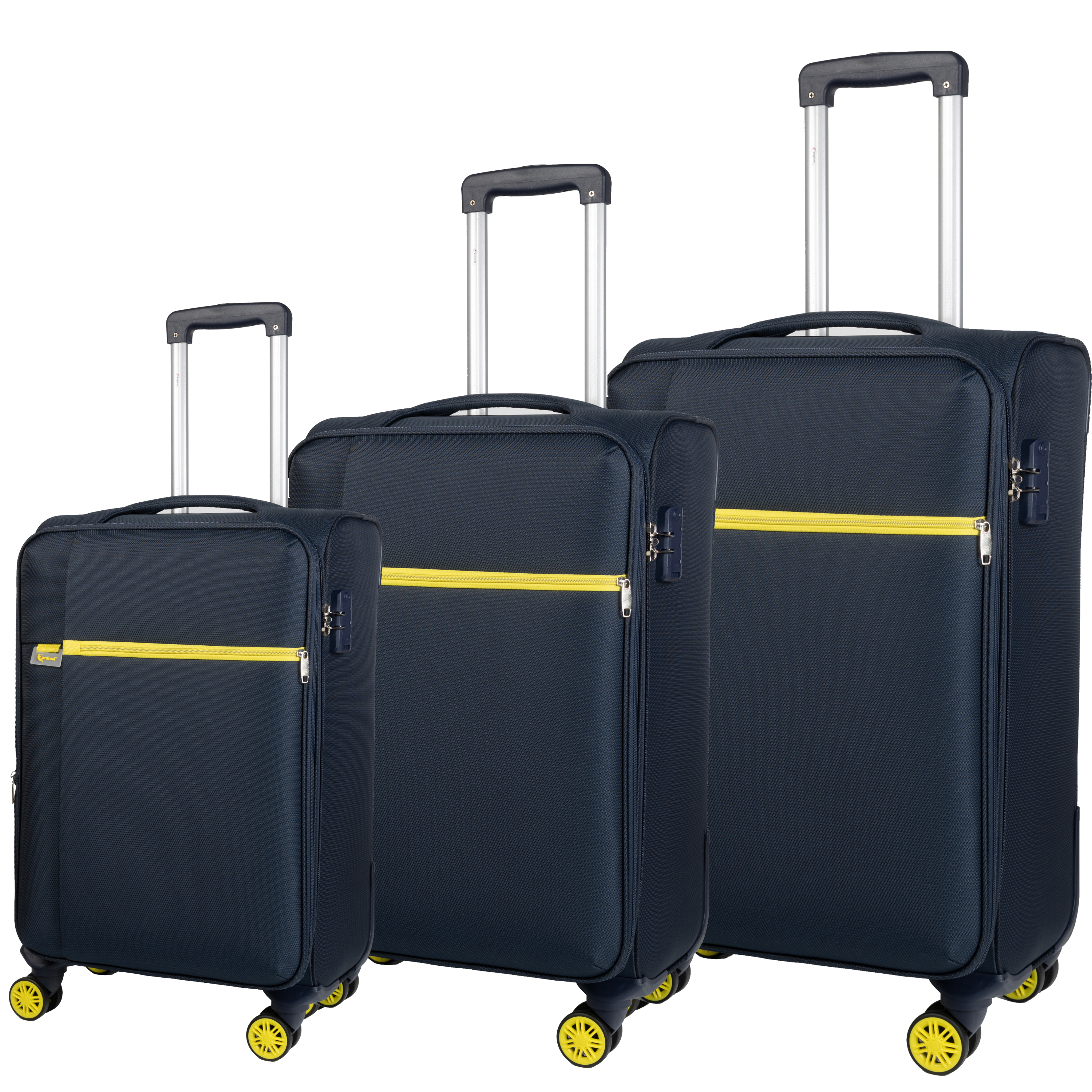 Βαλίτσες trolley (σετ 3 τεμαχίων) Oblivion Cardinal 5100 σκούρο μπλέ 