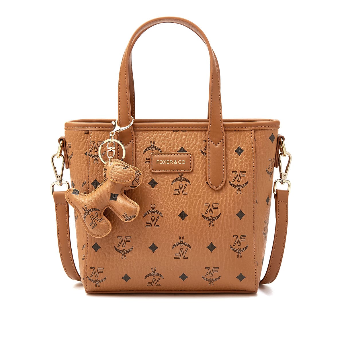 Γυναικεία Τσάντα PVC Χιαστί/Χειρός Foxer 9158133F καφέ 
