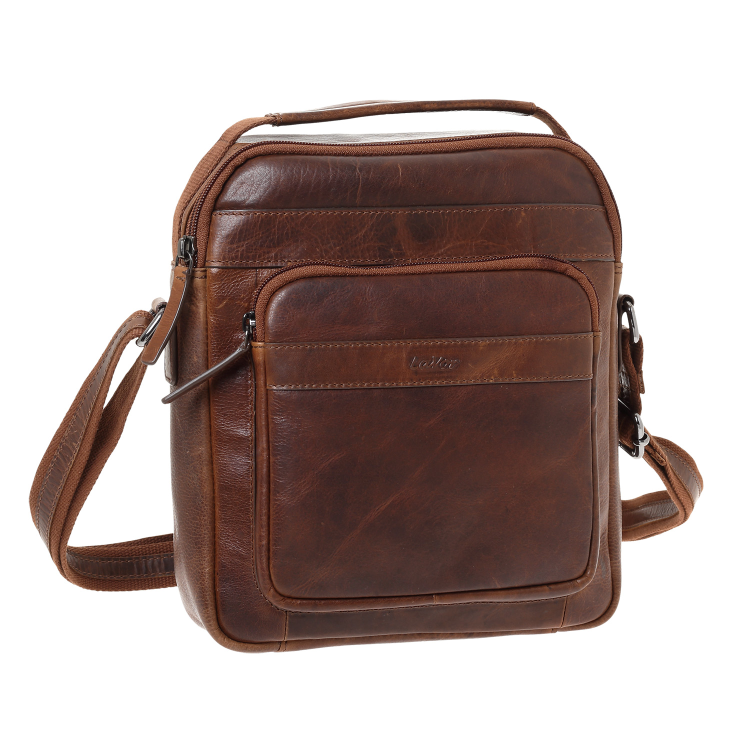 ΔΕΡΜΑΤΙΝΟ ΤΣΑΝΤΑΚΙ LAVOR 1-52 Taupe 