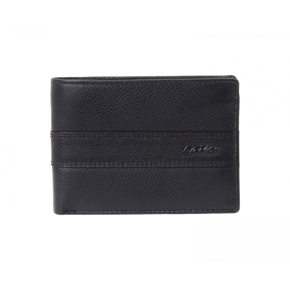 Δερμάτινο Πορτοφόλι Lavor ταυτοτητας με RFID μαυρο Lavor-1-3815-black