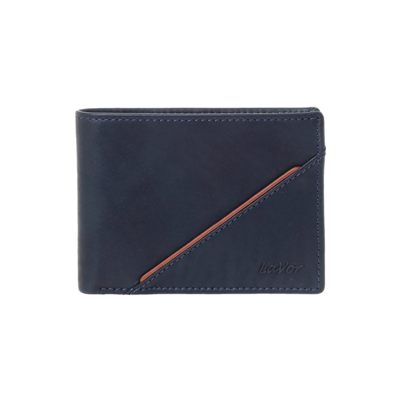 LaVor 1-5909 Ανδρικό Δερμάτινο Πορτοφόλι με RFID Μπλε
