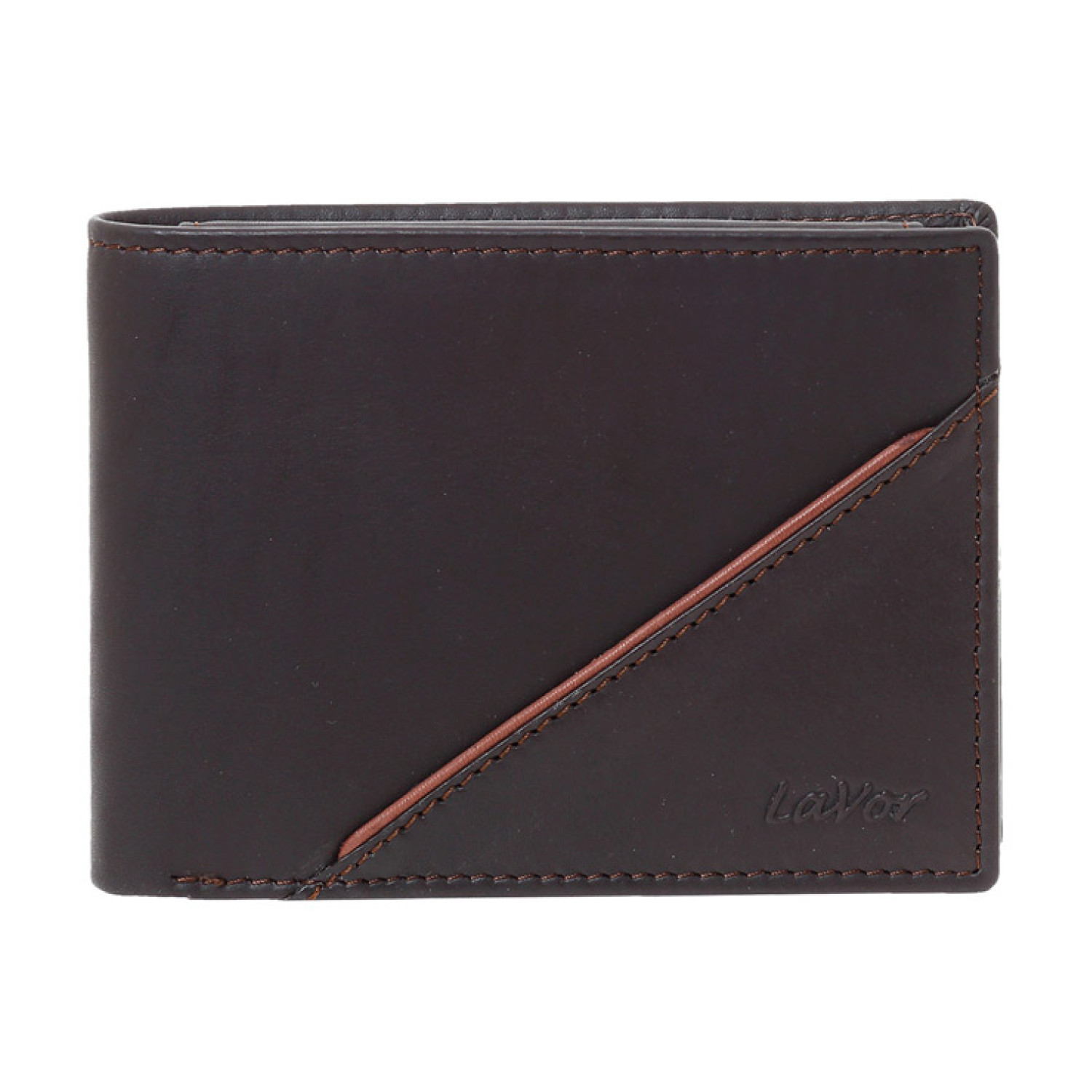 LaVor 1-5909 Ανδρικό Δερμάτινο Πορτοφόλι με RFID Καφέ