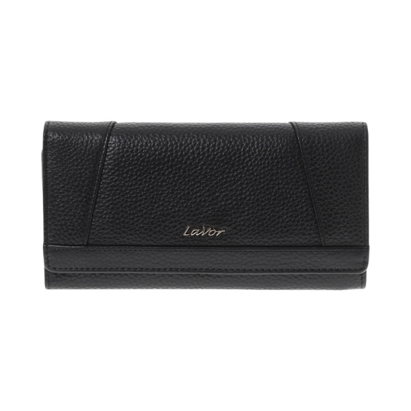 LaVor 1-6154 Γυναικείο Δερμάτινο Πορτοφόλι με Rfid Μαύρο 1-6154-BLACK