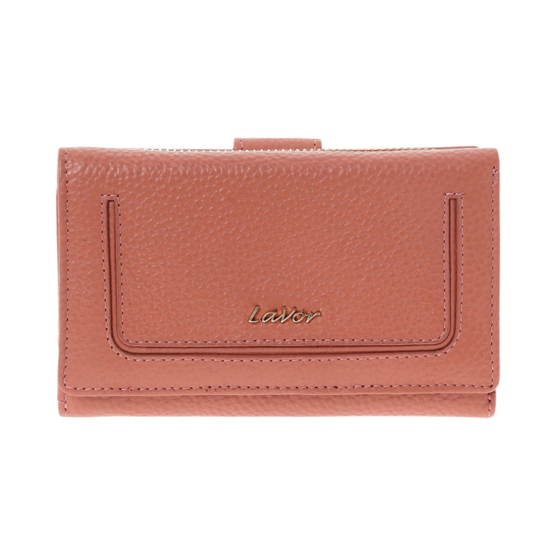 LaVor 1-6158 Γυναικείο Δερμάτινο Πορτοφόλι με Rfid Ροζ 1-6158-ΡΟΖ