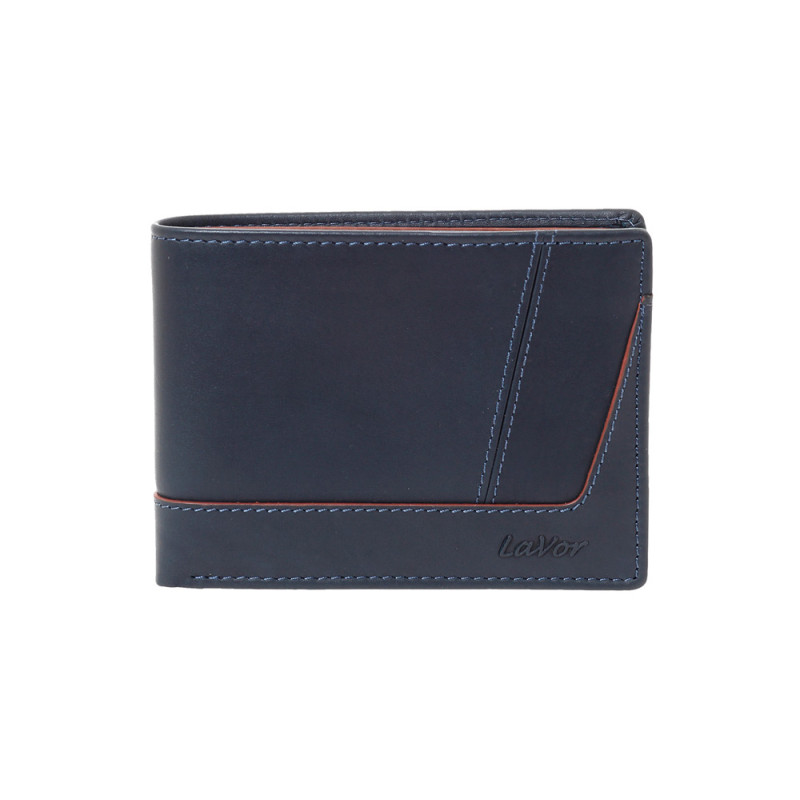 LaVor 1-6170 Ανδρικό Δερμάτινο Πορτοφόλι με RFID Μπλε