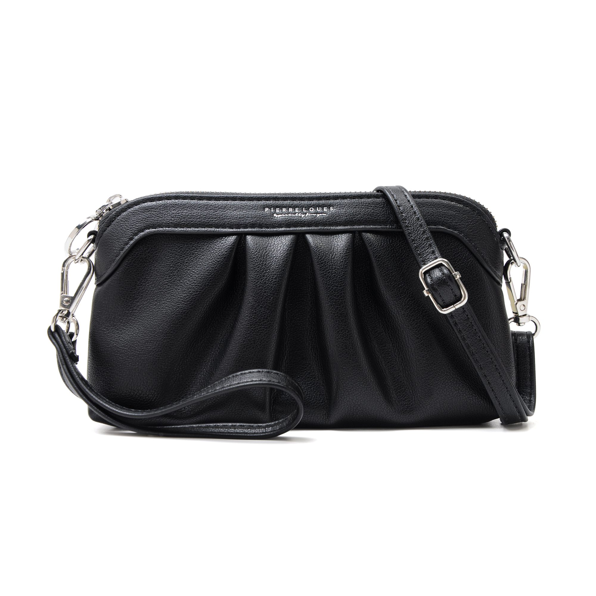 Τσαντάκι Χιαστί Pierre Loues PL782-36-A94 μαύρο 