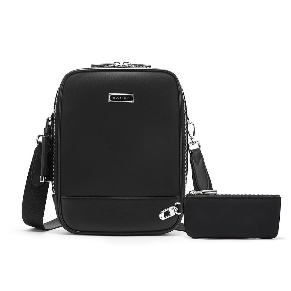 Τσαντάκι ώμου χιαστί Premium Collection Bange QD751 μαύρο 