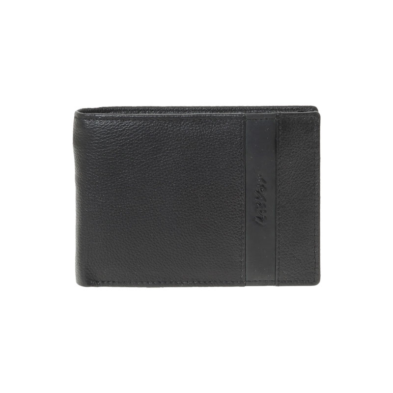LaVor Ανδρικό Δερμάτινο Πορτοφόλι με Rfid Μαύρο 1-3843-BLACK