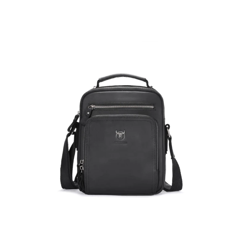 Δερμάτινο τσαντάκι ώμου Bull Captain DJB 0500-L μαύρο 