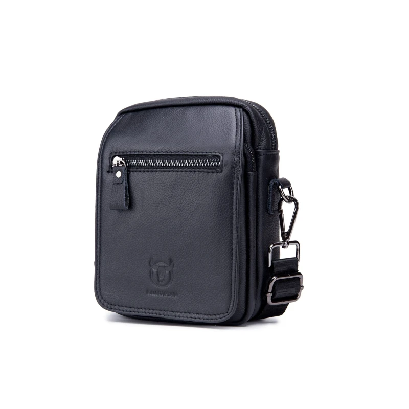 Δερμάτινο τσαντάκι ώμου Bull Captain DJB 015(L) μαύρο