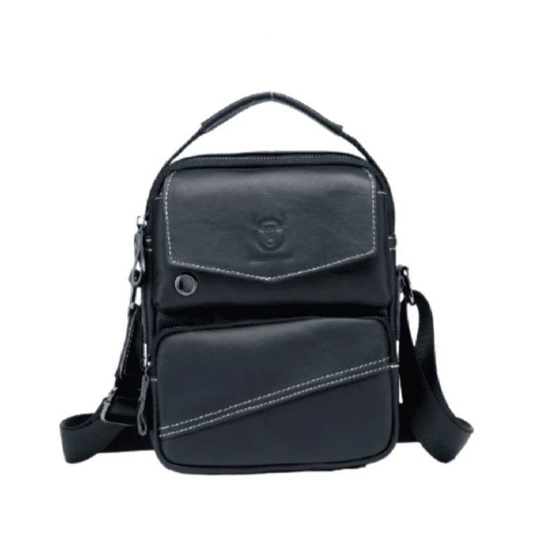 Δερμάτινο τσαντάκι ώμου Bull Captain DJB 040 μαύρο