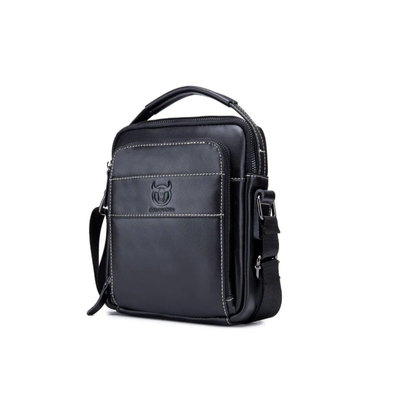 Δερμάτινο τσαντάκι ώμου Bull Captain DJB 888 μαύρο