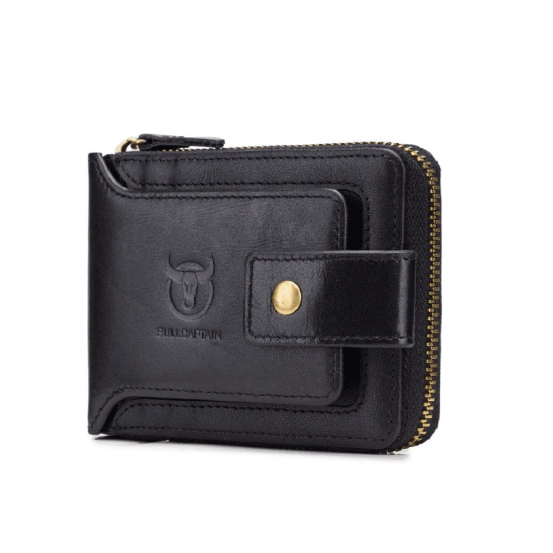 Δερμάτινο πορτοφόλι Bull Captain QB-231 μαύρο 