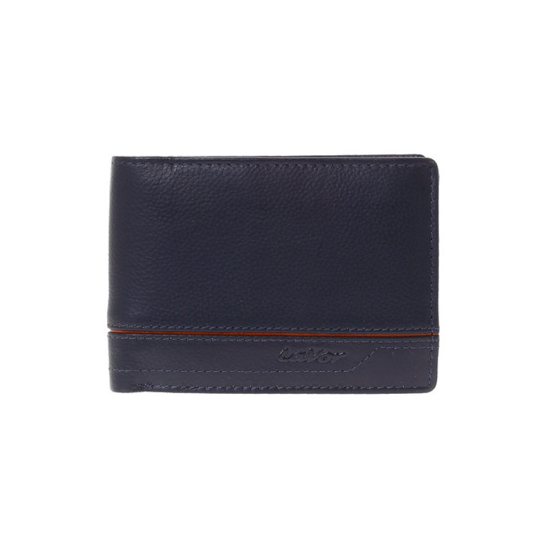 LaVor 1-3834 Ανδρικό Δερμάτινο Πορτοφόλι με RFID Μπλε 1-3834-blue