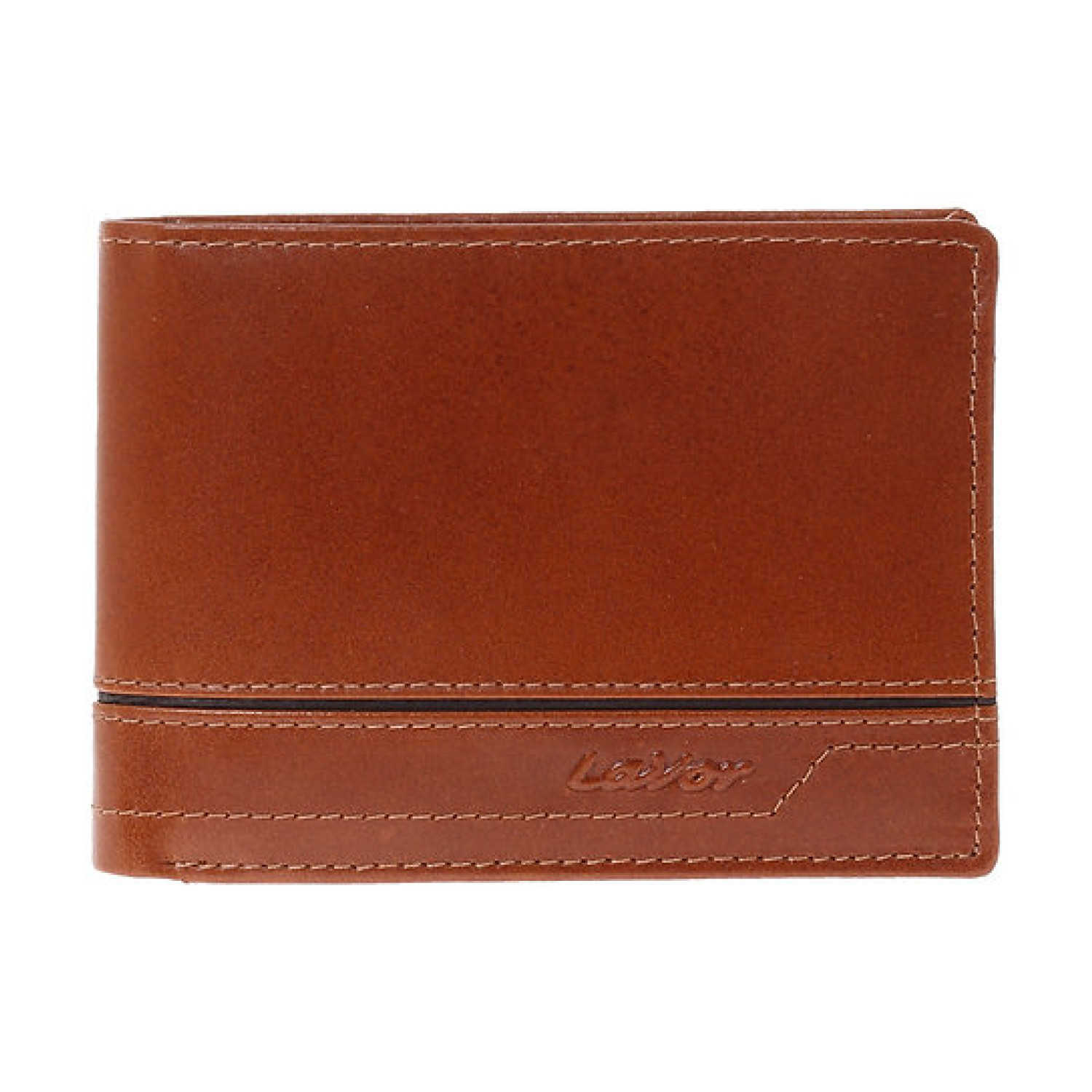 LaVor 1-3834 Ανδρικό Δερμάτινο Πορτοφόλι με RFID Κονιακ 1-3834-cognac