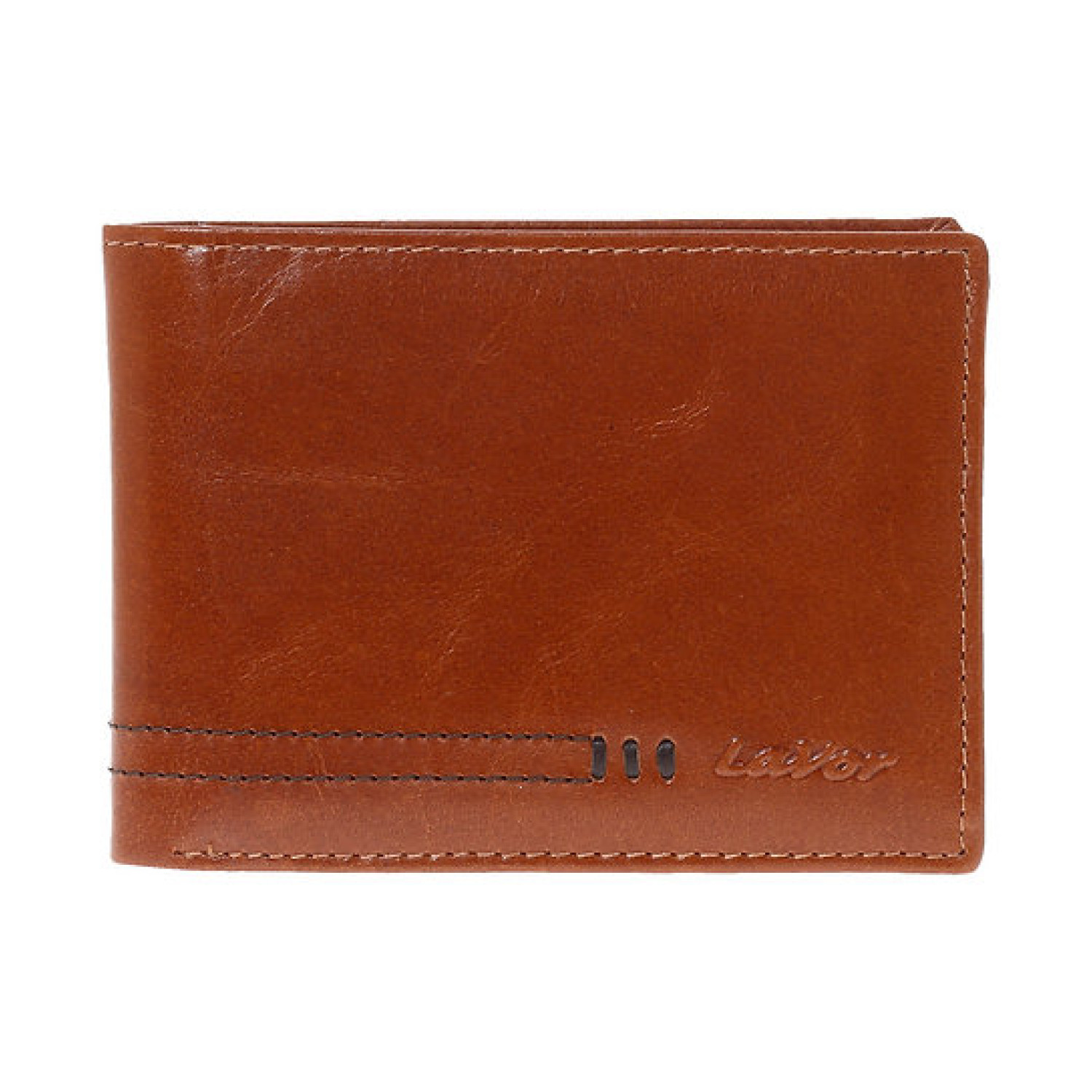 LaVor 1-3839 Ανδρικό Δερμάτινο Πορτοφόλι με RFID Κονιακ 1-3839-cognac