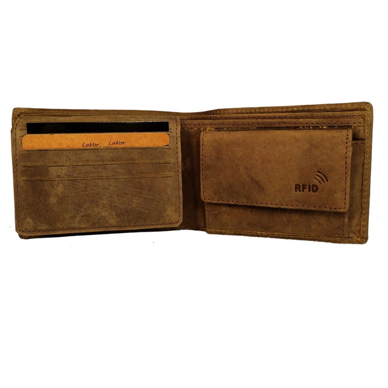 Δερμάτινο Πορτοφόλι LAVOR 1-7130 Μικρό HUNTER