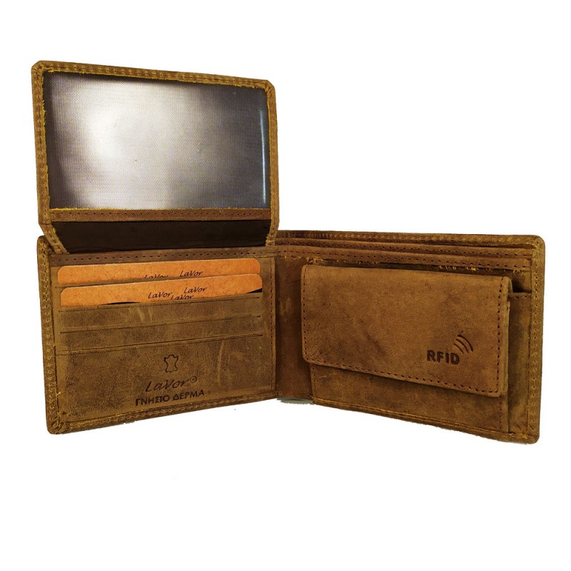 Δερμάτινο Πορτοφόλι LAVOR 1-7130 Μικρό HUNTER