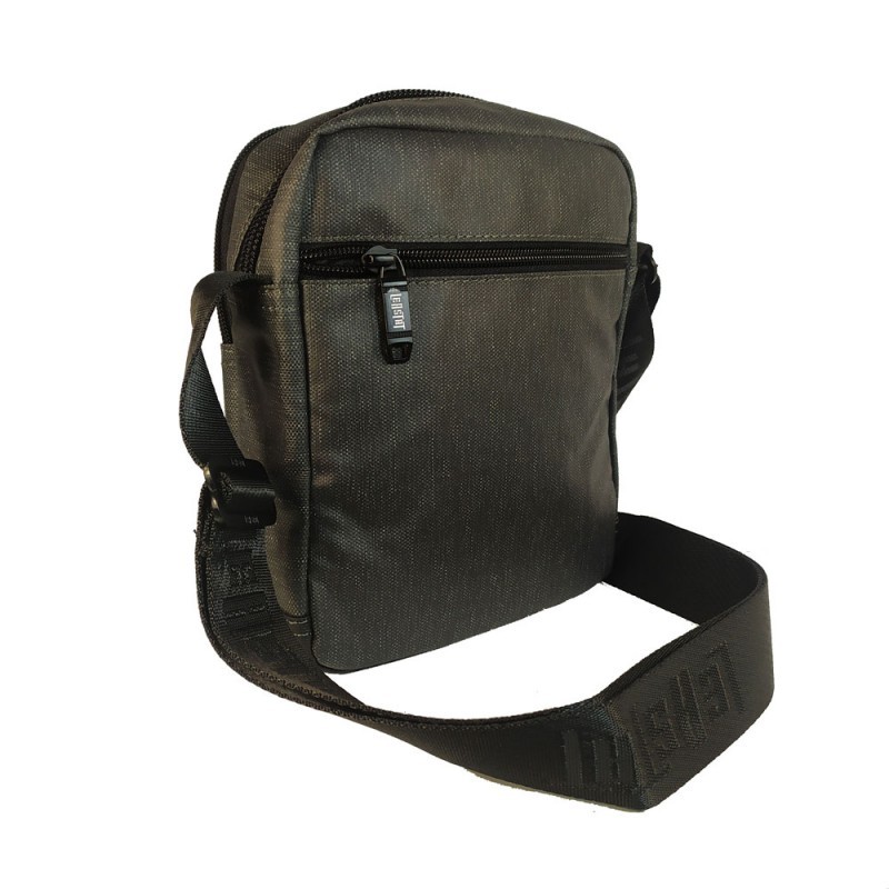 Ανδρικό Μεσαίο Τσαντάκι  LEASTAT 993-3. Γκρι/Μαύρο