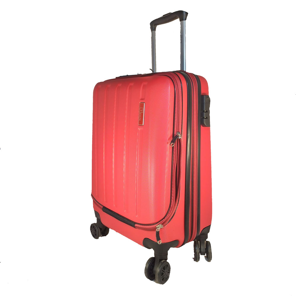 Βαλίτσα καμπίνας με θέση για laptop και επέκταση RB8056 RAIN RED 55x40x20 (+5cm)