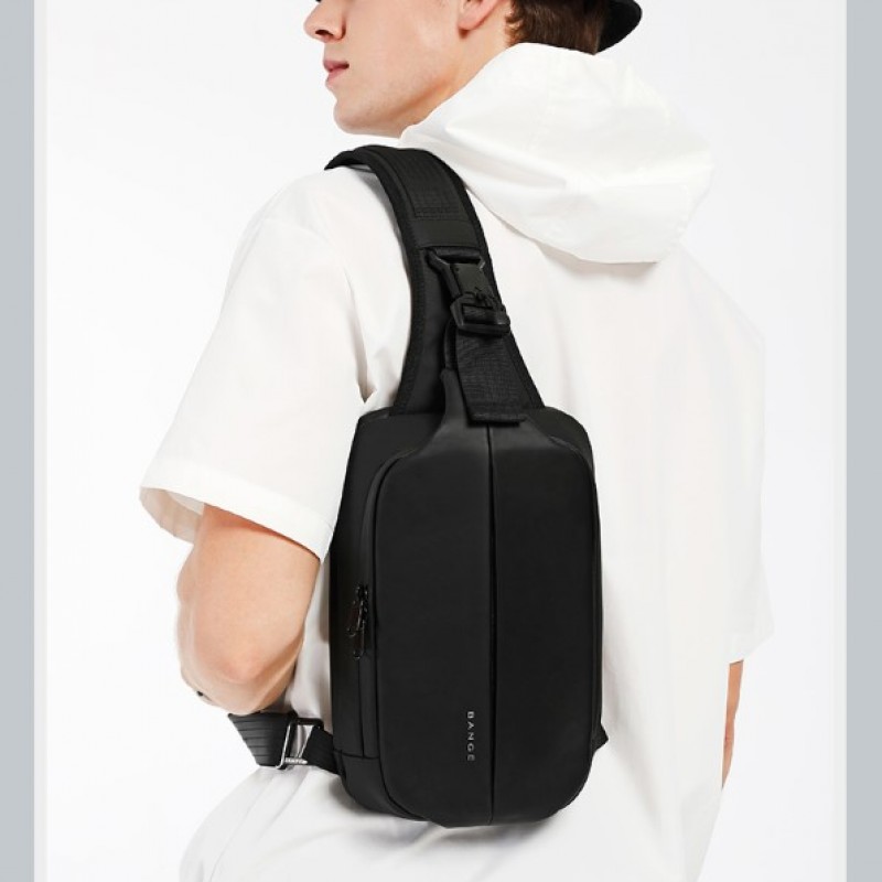 Τσαντάκι ώμου χιαστί crossbody Bange 7210 μαύρο