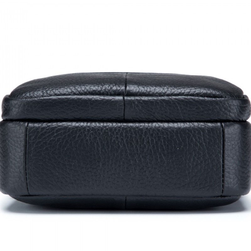 Δερμάτινο τσαντάκι ώμου Bull Captain DJB 023 μαύρο