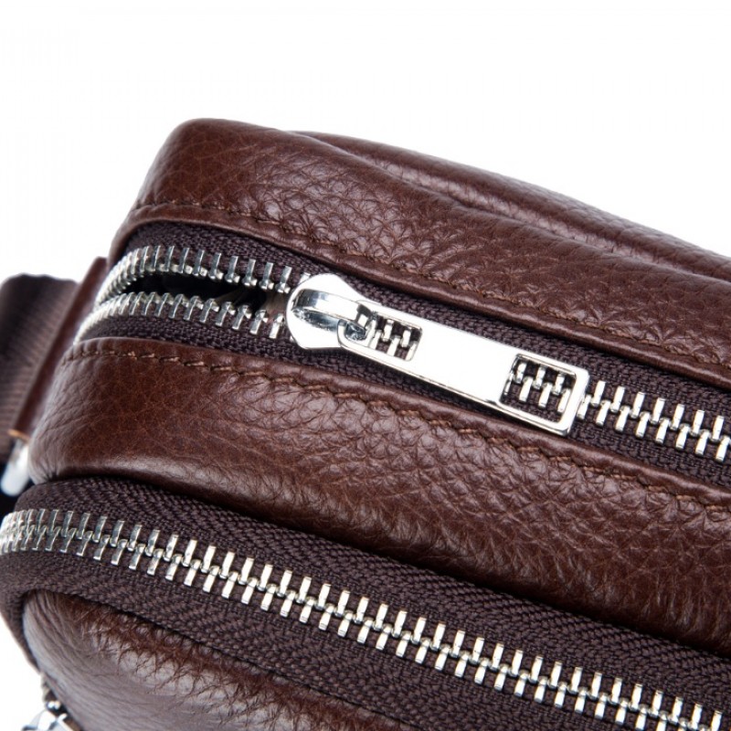 Δερμάτινο τσαντάκι ώμου Bull Captain DJB 023 καφέ