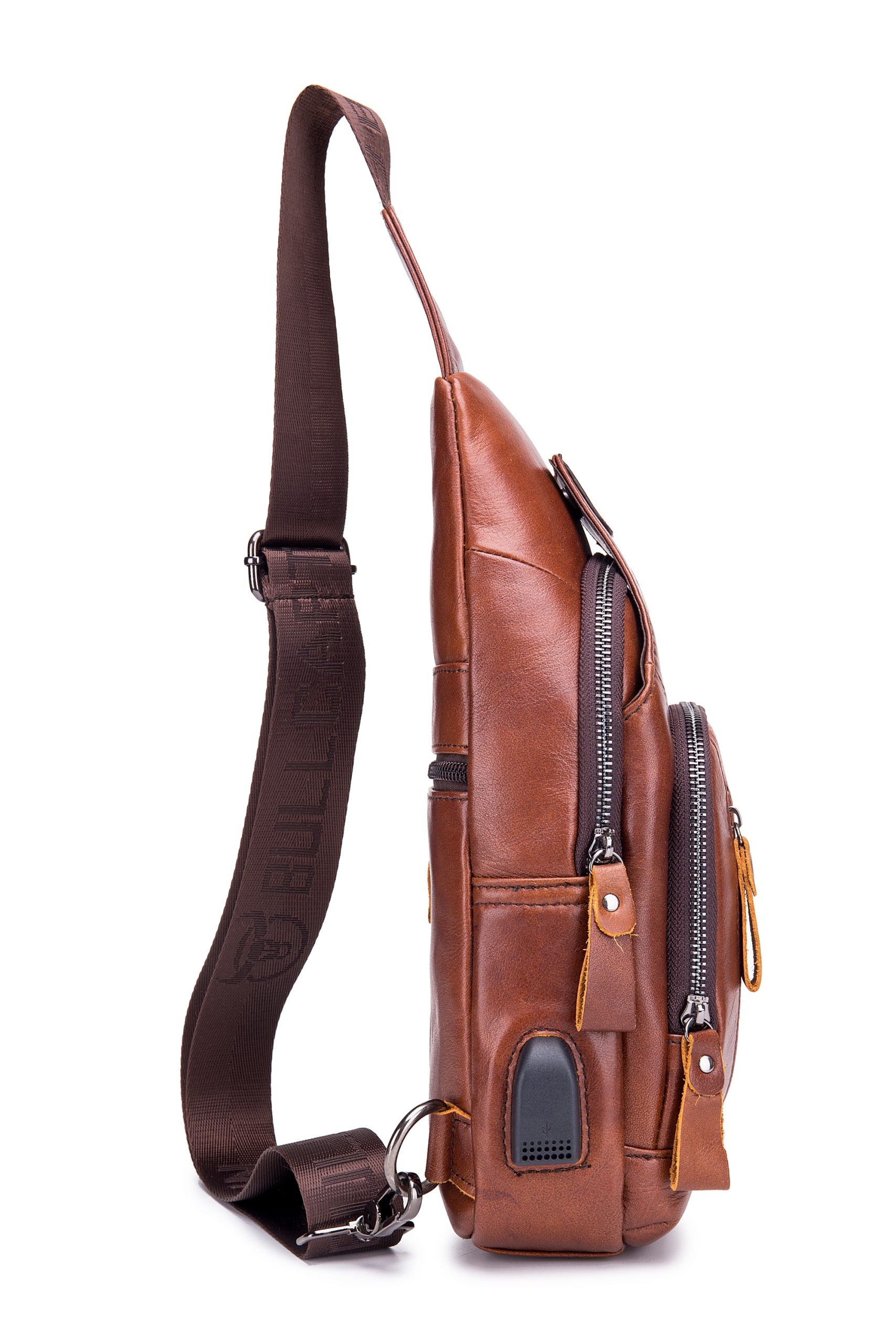 Δερμάτινο τσαντάκι body Bull Captain XB 129 καφέ