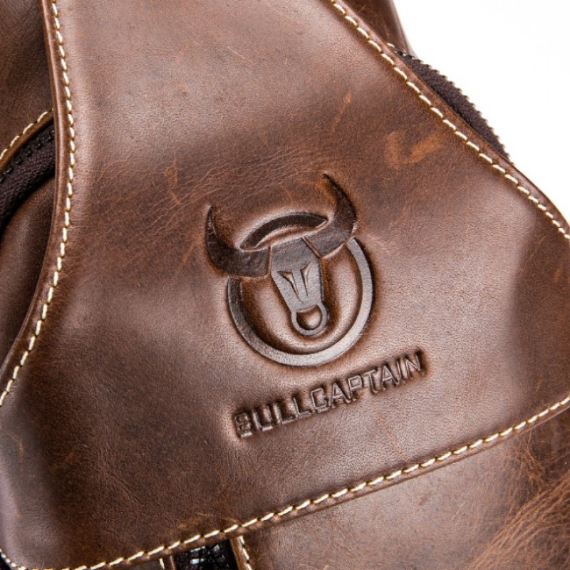 Δερμάτινο τσαντάκι body Bull Captain XB 019 καφέ
