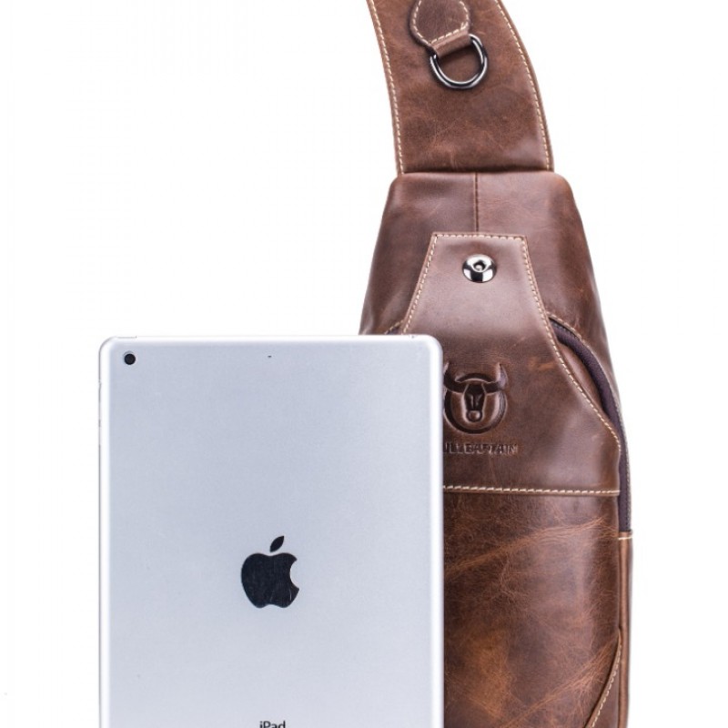 Δερμάτινο τσαντάκι body Bull Captain XB 019 καφέ