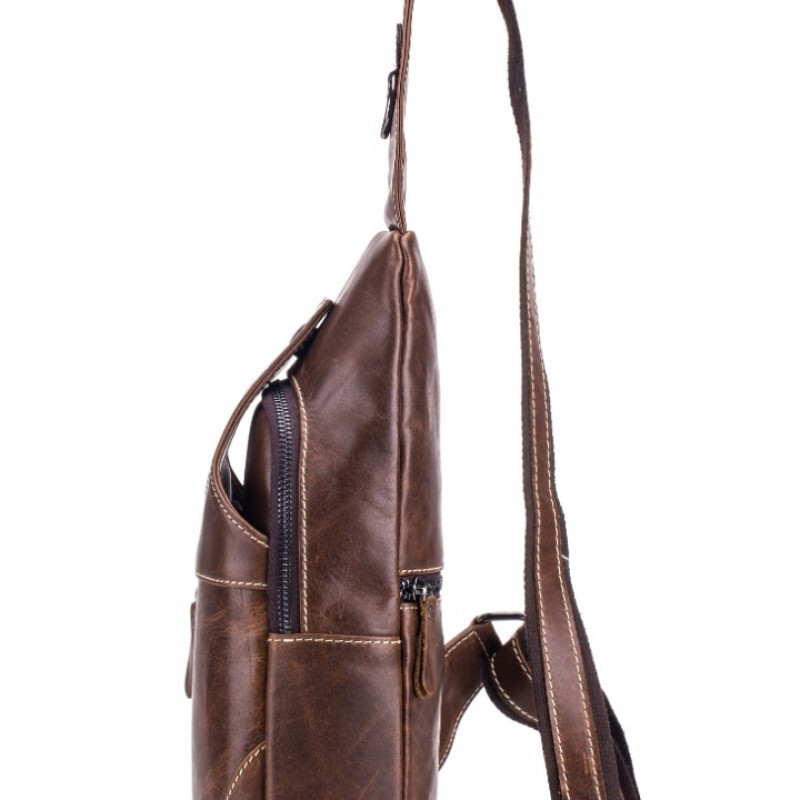 Δερμάτινο τσαντάκι body Bull Captain XB 019 καφέ