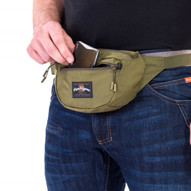 Τσαντάκι Μέσης 1,3L Minor Travel Pouch Pentagon  K17080 ΧΑΚΙ