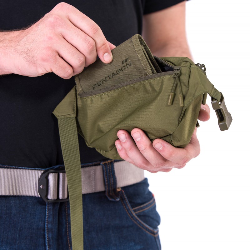 Τσαντάκι Μέσης 1,3L Minor Travel Pouch Pentagon  K17080 ΧΑΚΙ