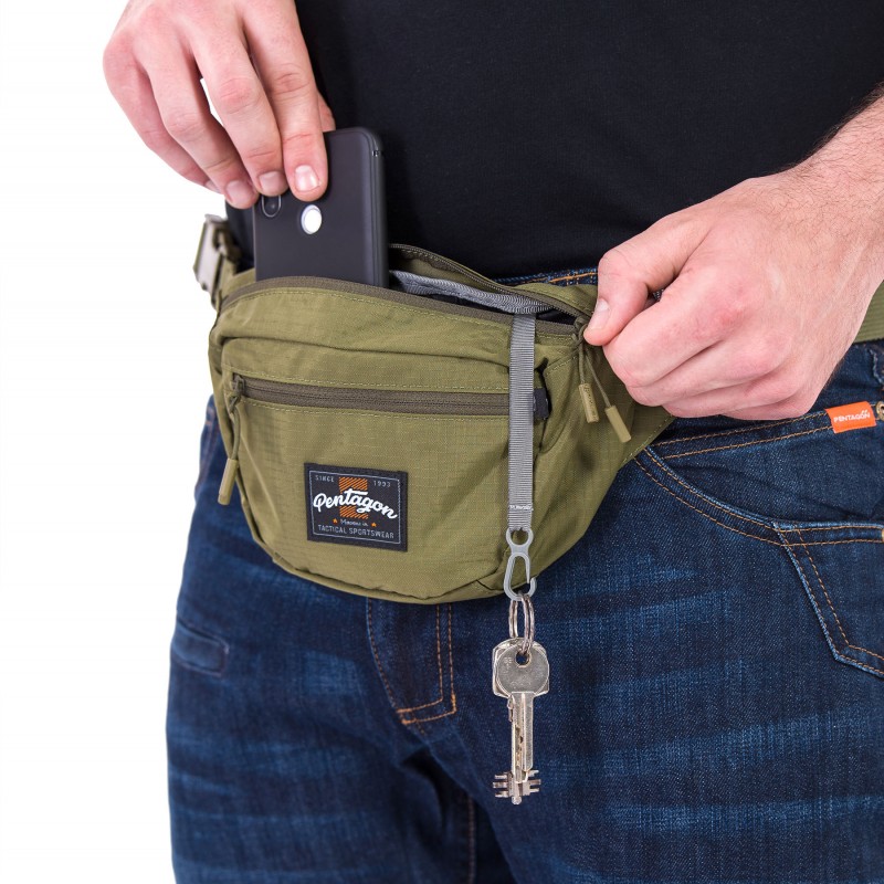 Τσαντάκι Μέσης 1,3L Minor Travel Pouch Pentagon  K17080 ΧΑΚΙ