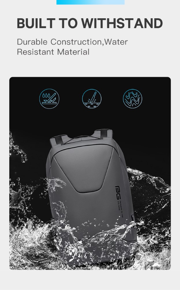 Σακίδιο πλάτης 21L Laptop 15,6” Bange 22188 μαύρο