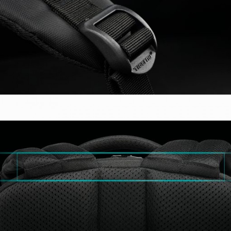 Tigernu Σακιδιο πλάτης ύφασμα laptop 17” T-B3106-Μαύρο