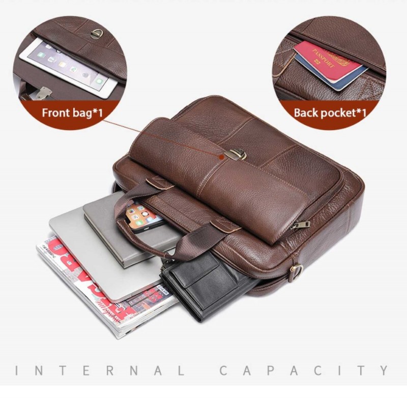 Δερμάτινος χαρτοφύλακας Cardinal 315 καφέ