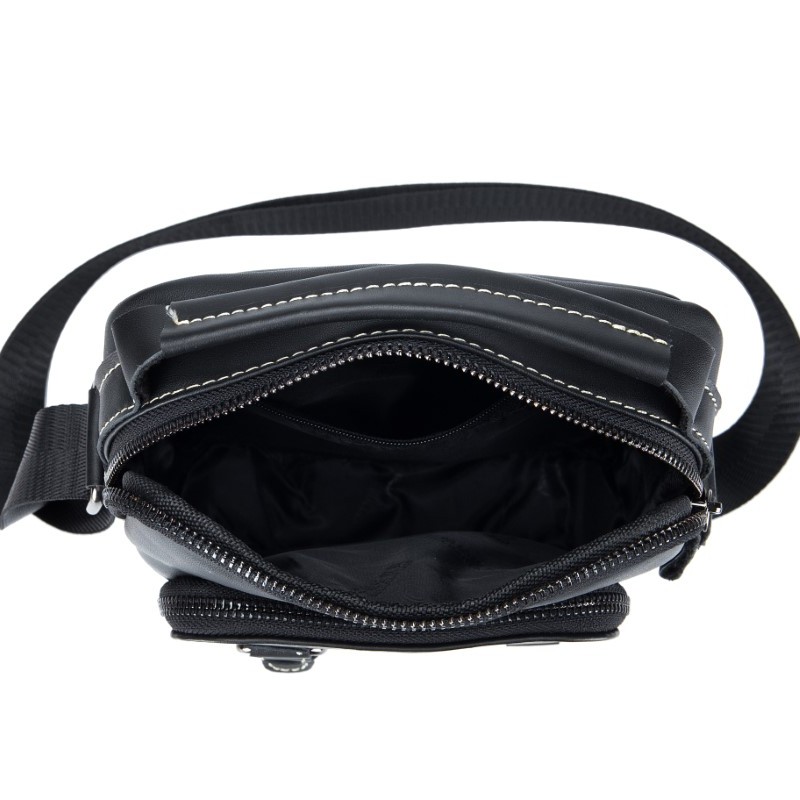 Δερμάτινο τσαντάκι ώμου Bull Captain DJB 300 μαύρο