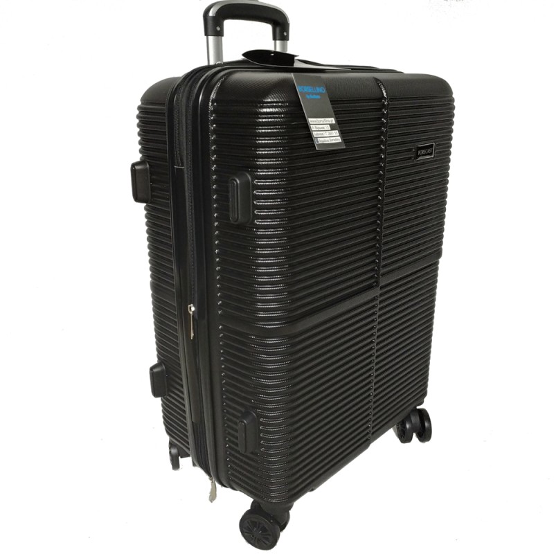 Σκληρές Βαλίτσες με Επέκταση Σετ 3 Τεμαχίων Forecast A922.ΜΑΥΡΟ