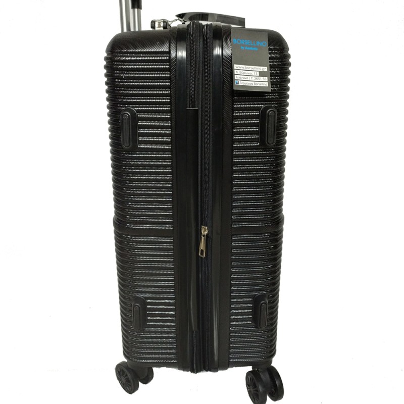 Σκληρή Βαλίτσα Καμπίνας με Επέκταση Forecast A922-20 ΜΑΥΡΟ. 55cm