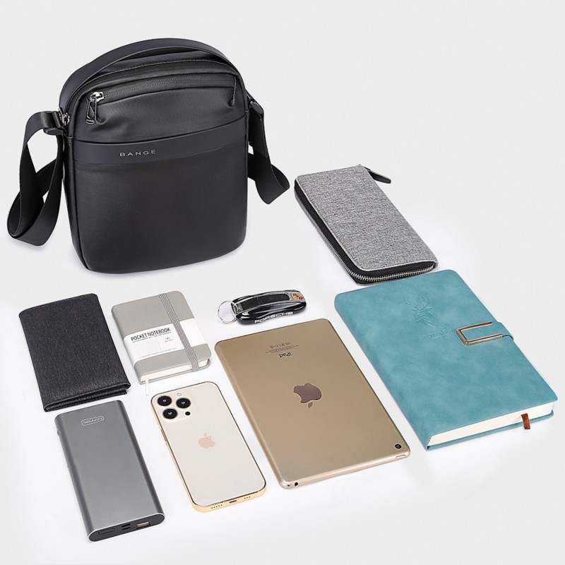 Τσαντάκι ώμου χιαστί Bange 2876 μαύρο