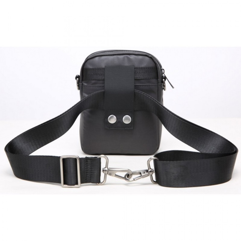 Lavor 709 Ανδρική Τσάντα Ώμου / Χιαστί σε μαυρο χρώμα