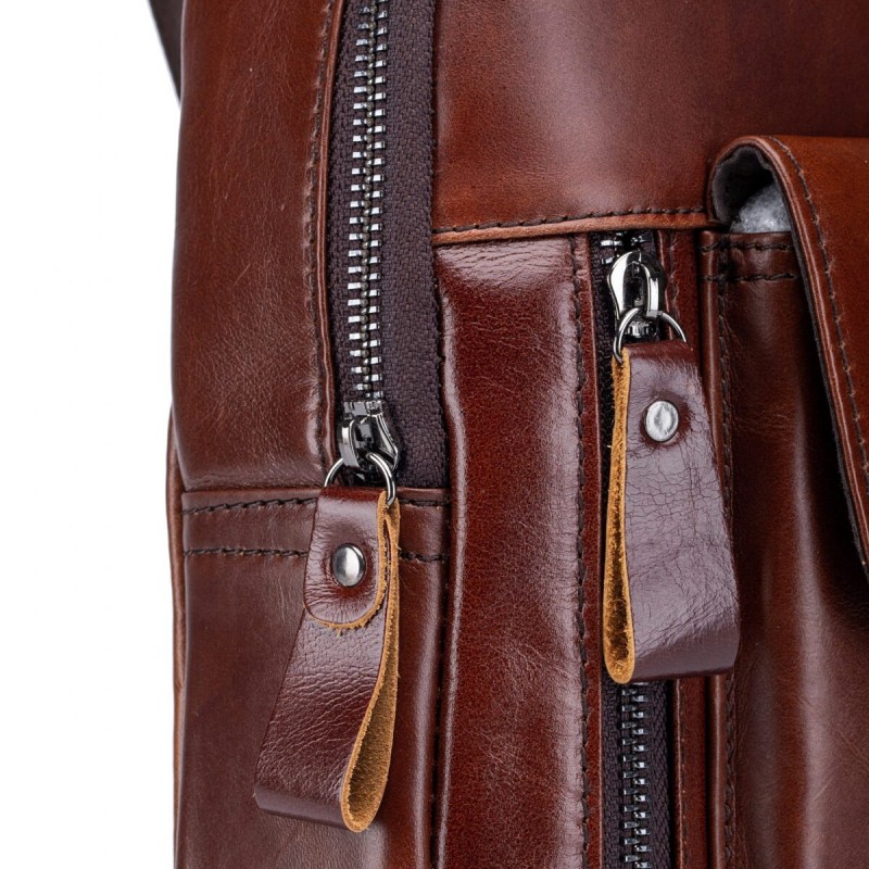 Δερμάτινο τσαντάκι body Bull Captain XB 121 καφέ
