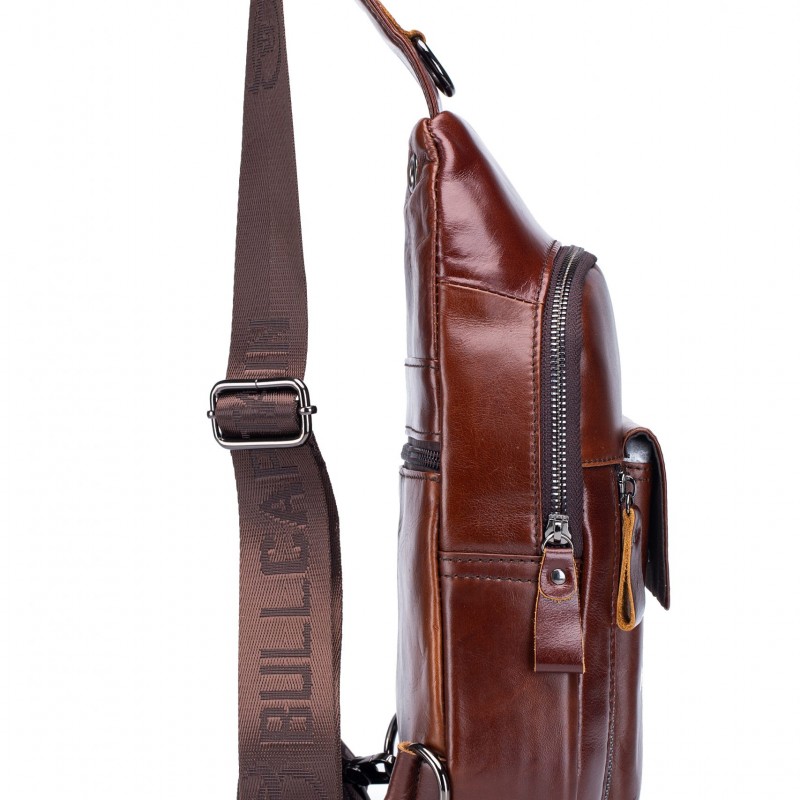 Δερμάτινο τσαντάκι body Bull Captain XB 121 καφέ